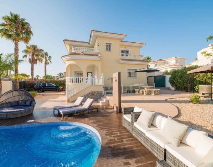 Luxury Private Villa Casa Jojo Own Pool & Hot Tub Ciudad Quesada Exterior photo