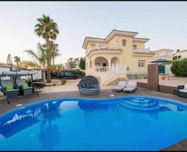 Luxury Private Villa Casa Jojo Own Pool & Hot Tub Ciudad Quesada Exterior photo